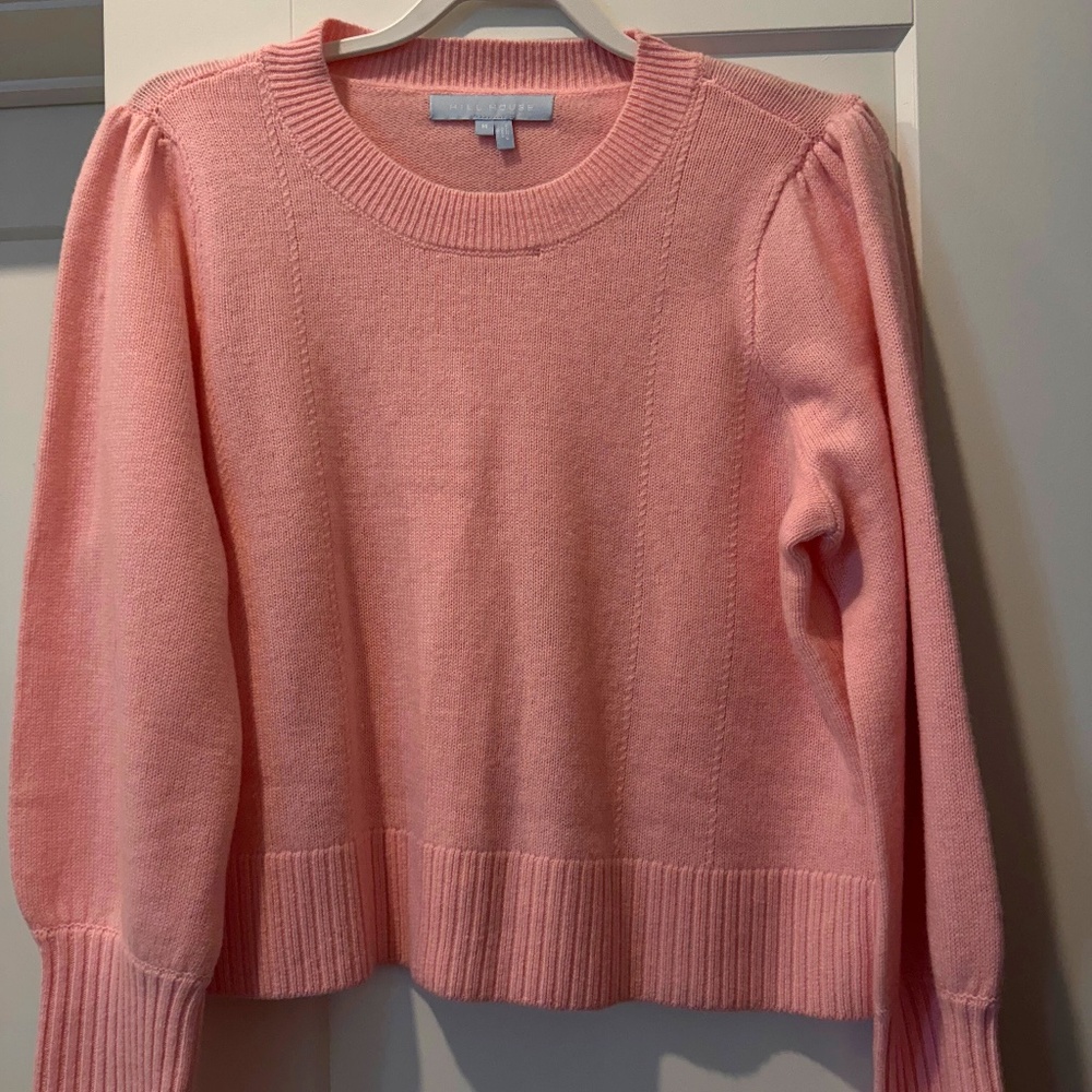 Hill House Home |  Candy Pink Merino Wool Sylvie Sweater | Size M